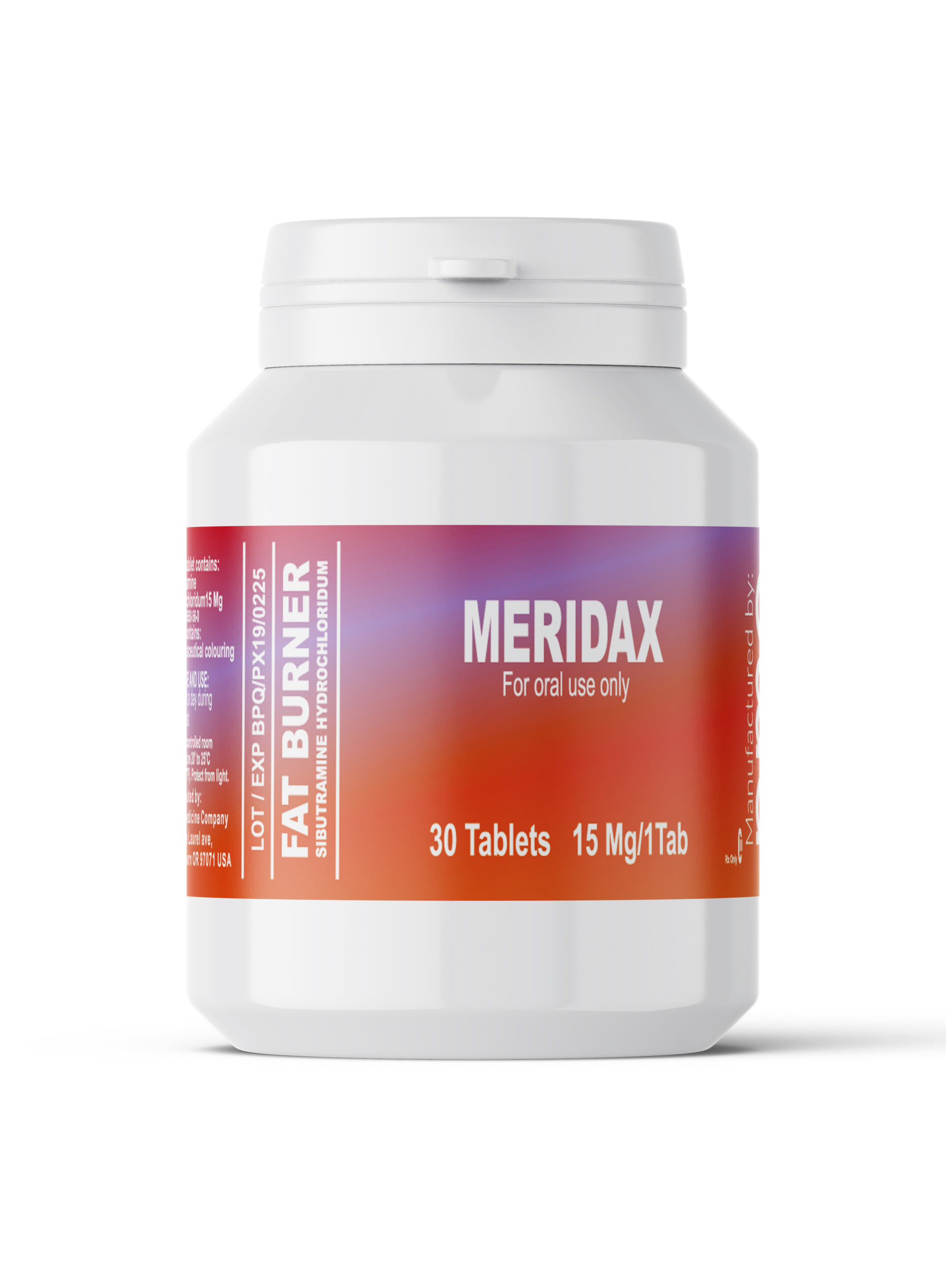 Meridax (sibutramine) Tabletki Zadaj Pytanie O Dostępność Produktu.