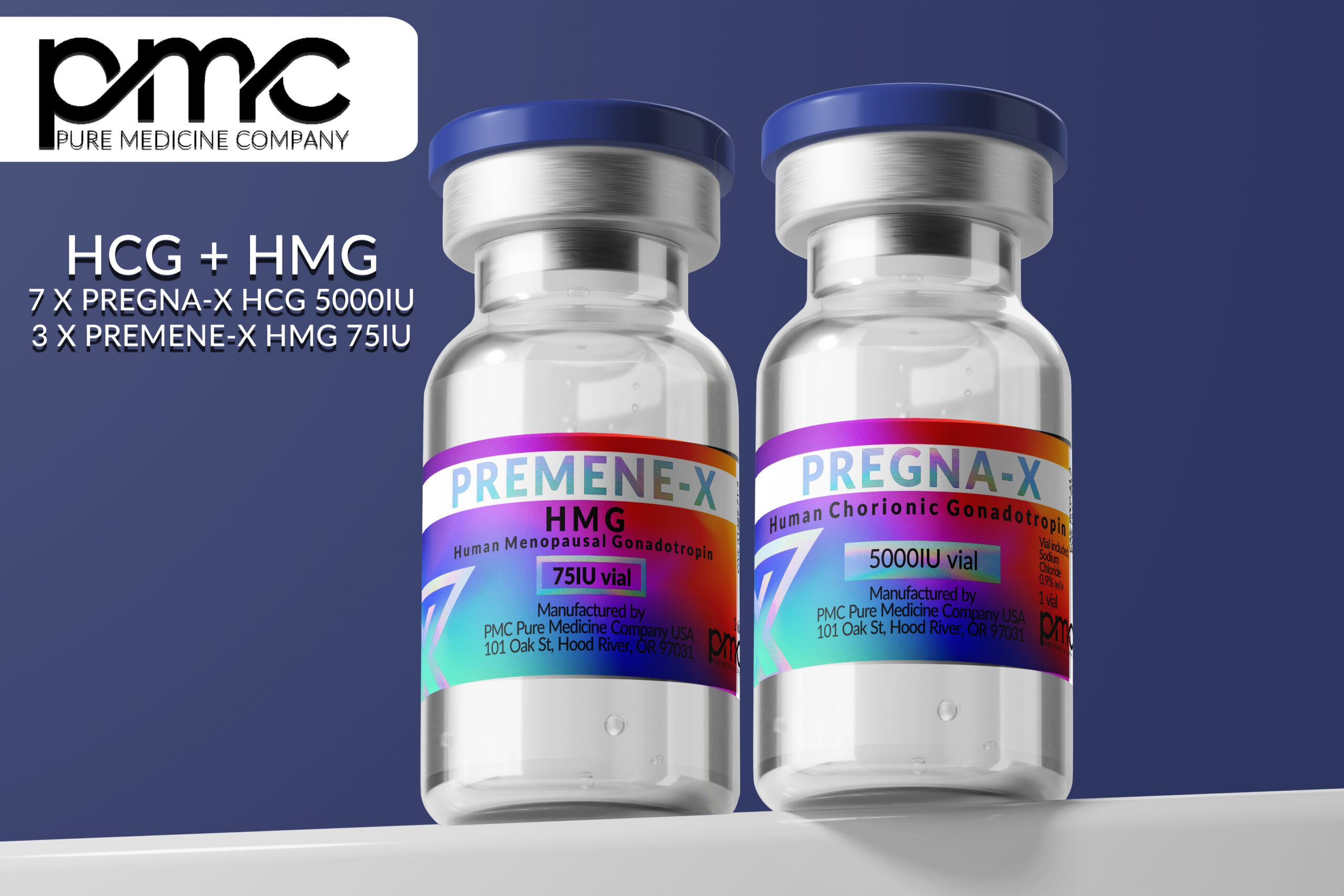 PMC Mocne Uderzenie! Pakiet 7 X HCG + 3 X HMG! Oszczędź 250 Zł