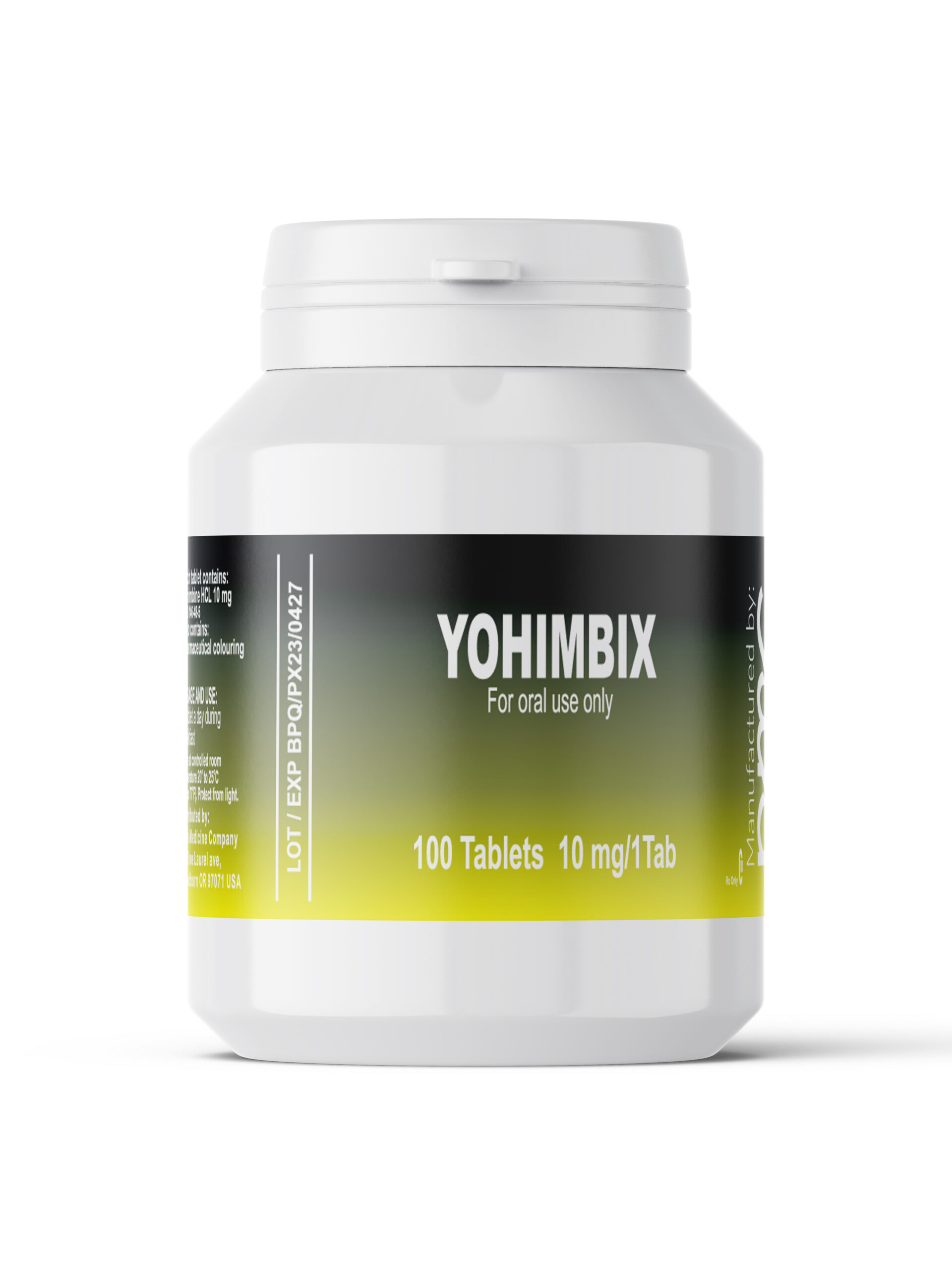 PMC Yohimbix (yohimbine HCL) 10 Mg