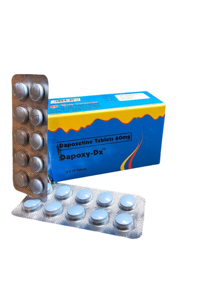 Shree Dapoksetyna 60 Mg Listek - 10 Tab